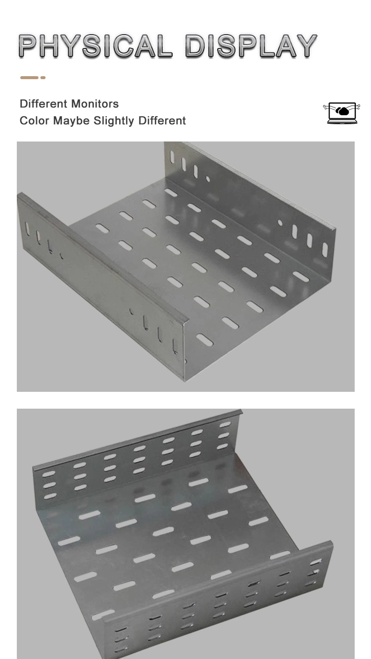 Galvanized steel cable tray and Perforated cable tray supporting system