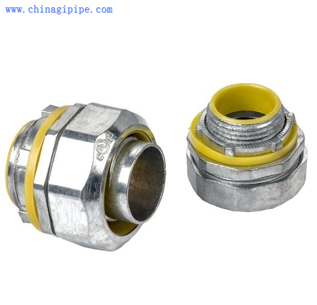 Liquid Tight Straight Connector-Zinc 1/2''-4