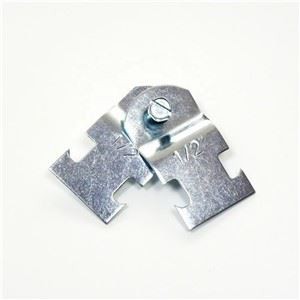 Conector de conducto EMT Abrazadera de puntal Acero 1/2 '' - 4